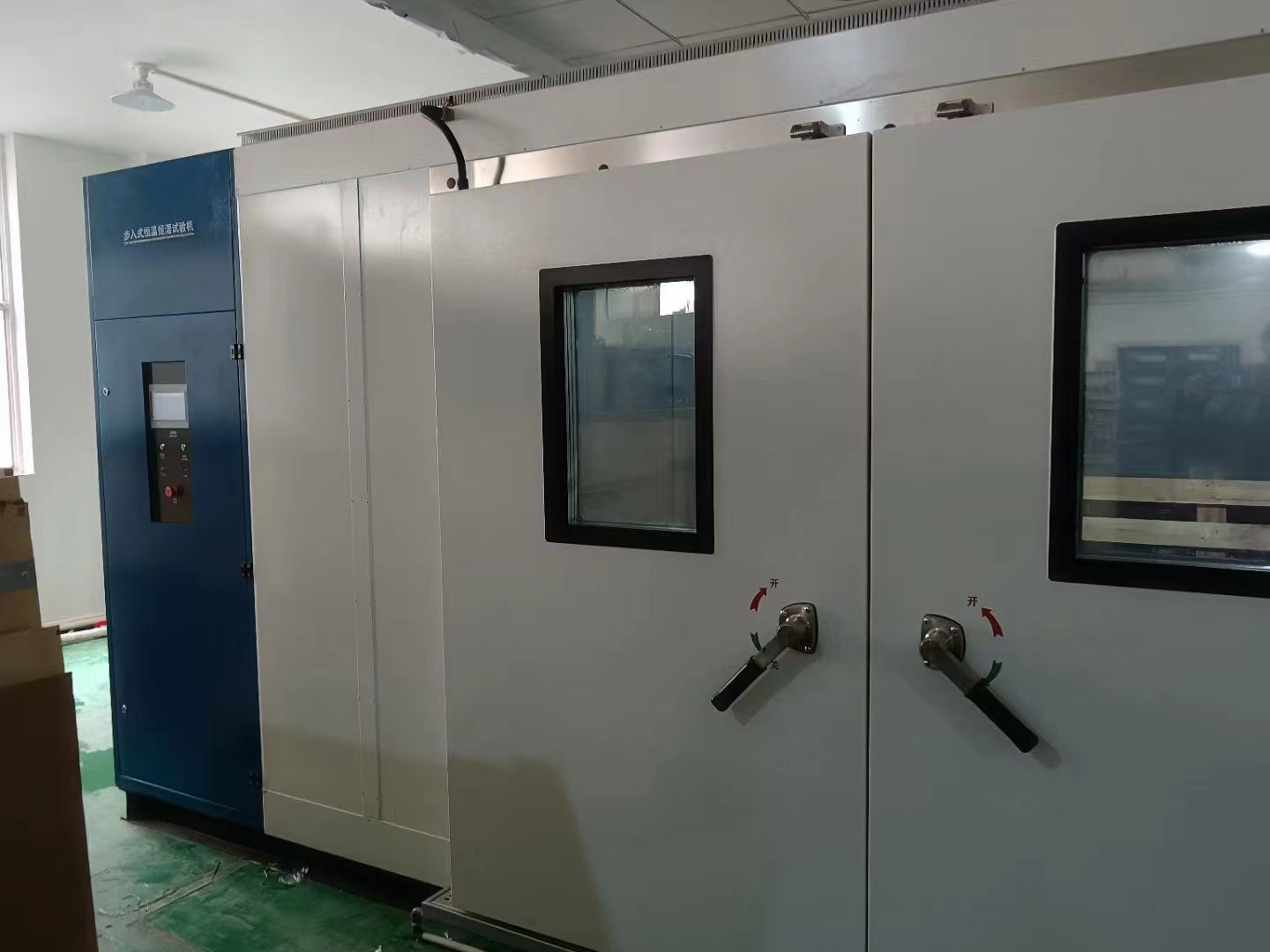 步入式試驗箱示意圖